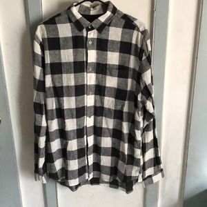 H&M Long Sleeve Plaid Shirt